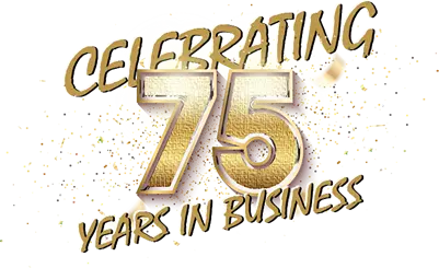 Celebrating 75 Years in Business