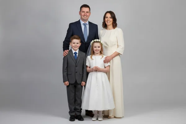 Family Photo Shoot in Studio for First Holy Communion
